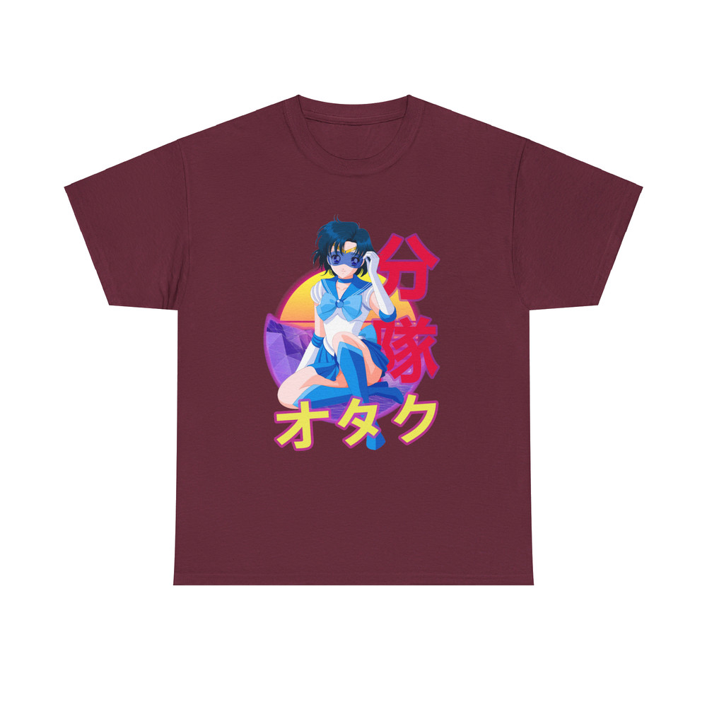 Ami Mizuno Sailor Mercury Sailor Moon Sera Mun Retro Sunset Anime Unisex TShirt 2