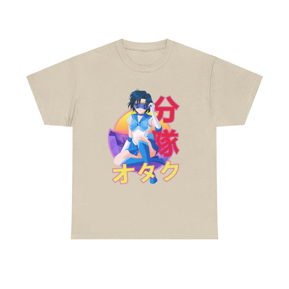 Ami Mizuno Sailor Mercury Sailor Moon Sera Mun Retro Sunset Anime Unisex TShirt 3