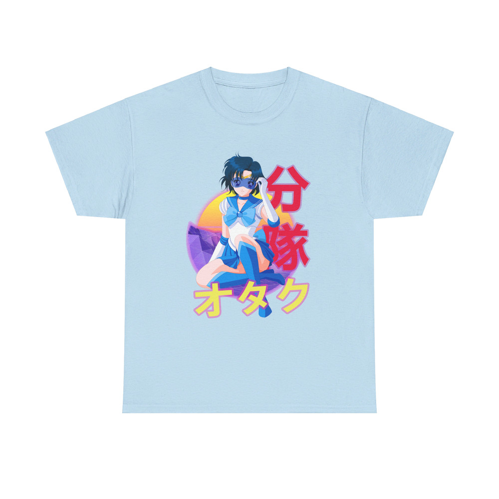Ami Mizuno Sailor Mercury Sailor Moon Sera Mun Retro Sunset Anime Unisex TShirt 4
