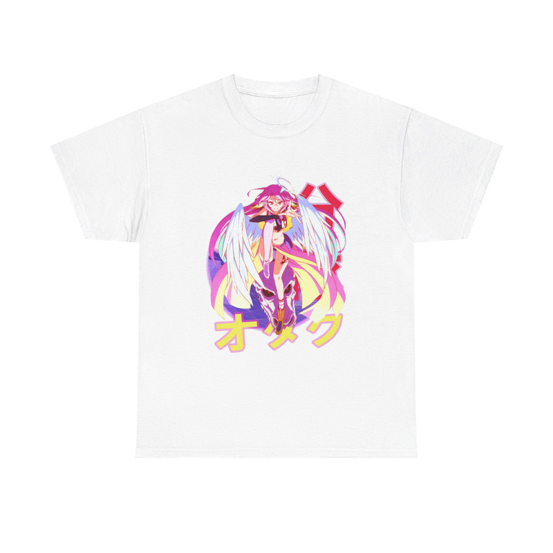 Jibril No Game No Life NGNL Retro Sunset Anime Unisex TShirt 1