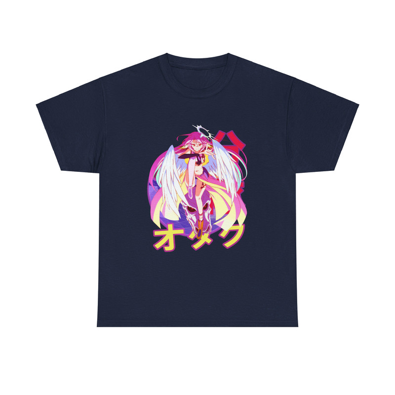 Jibril No Game No Life NGNL Retro Sunset Anime Unisex TShirt 5