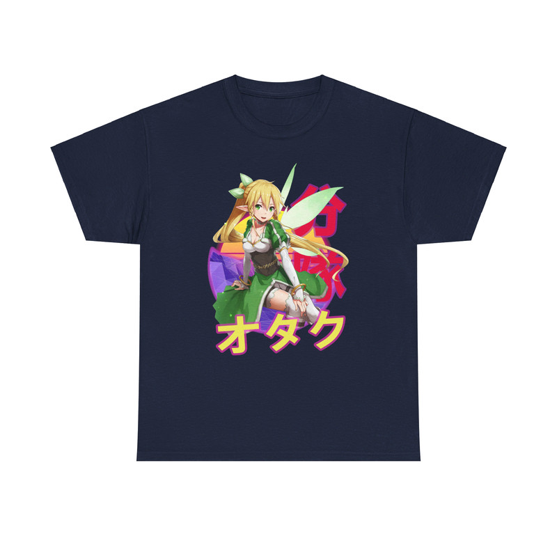Leafa Kirigaya Suguha Art Online SAO Retro Sunset Anime Unisex TShirt 5