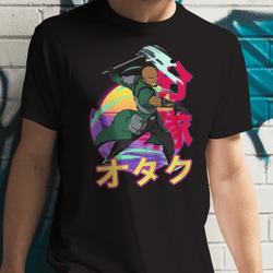 agil andrew gilbert mills sword art online sao retro sunset anime unisex t-shirt