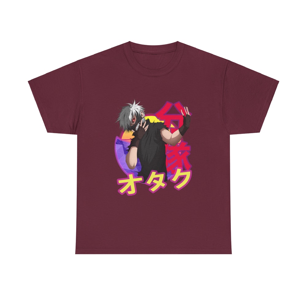 Ken Kaneki Tokyo Ghoul Tokyo Guru Retro Sunset Anime Unisex TShirt 2