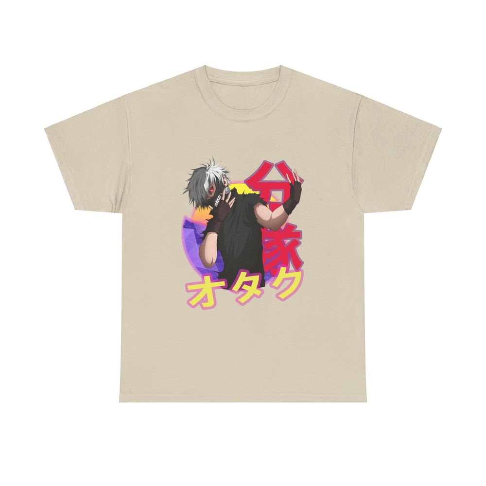 Ken Kaneki Tokyo Ghoul Tokyo Guru Retro Sunset Anime Unisex TShirt 3