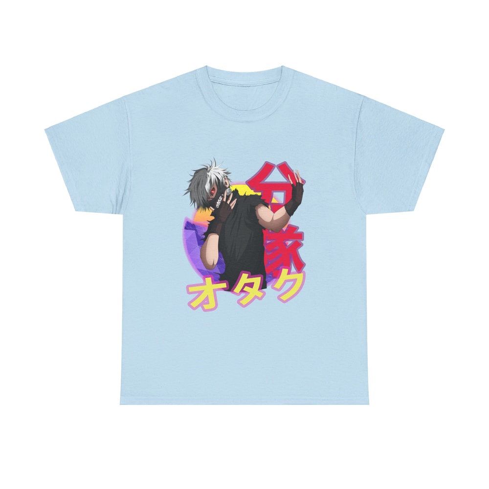 Ken Kaneki Tokyo Ghoul Tokyo Guru Retro Sunset Anime Unisex TShirt 4