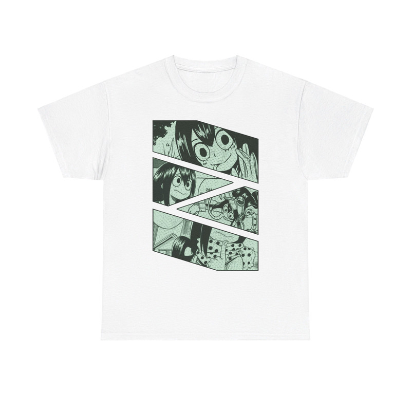 Tsu Tsuyu Asui My Hero Academia BNHA Manga Panel Anime Unisex TShirt 1