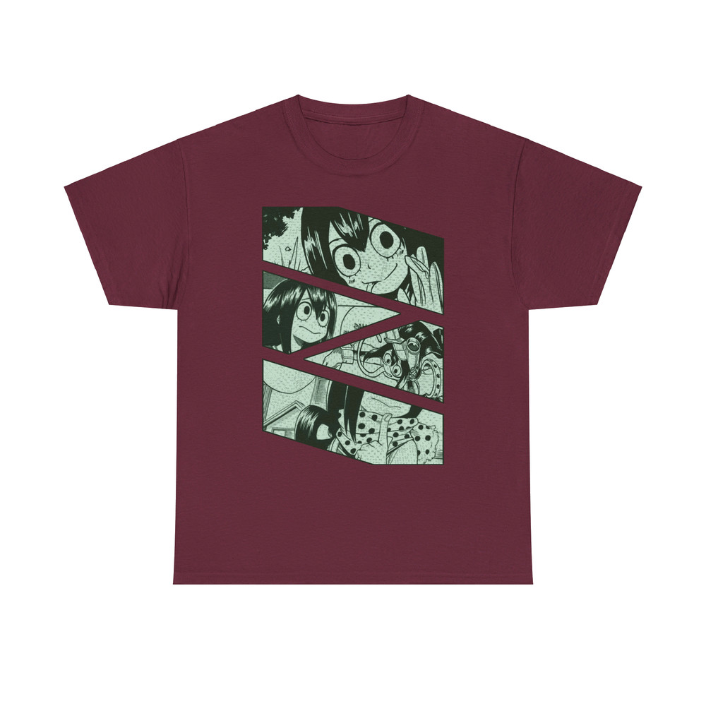 Tsu Tsuyu Asui My Hero Academia BNHA Manga Panel Anime Unisex TShirt 2