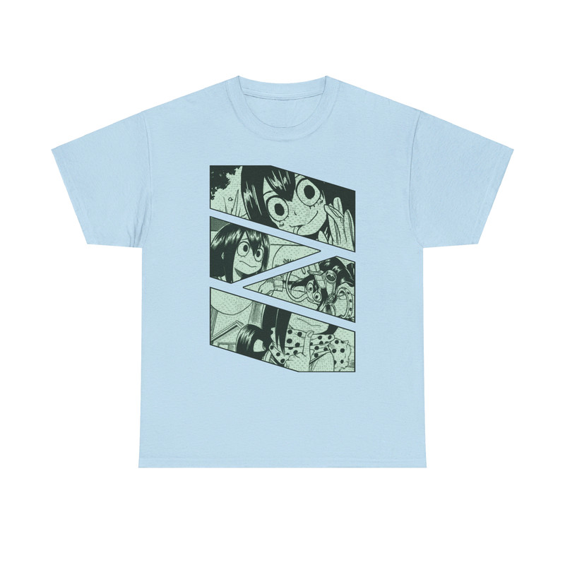 Tsu Tsuyu Asui My Hero Academia BNHA Manga Panel Anime Unisex TShirt 4