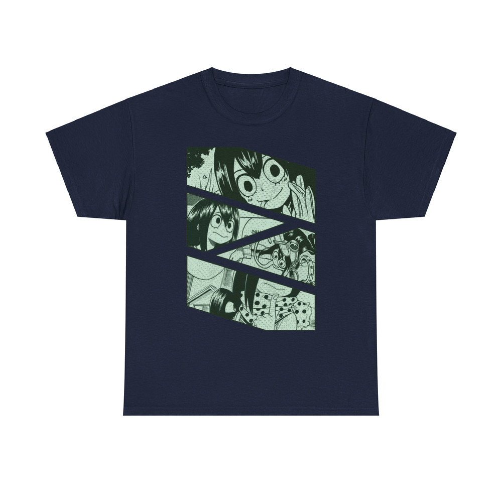 Tsu Tsuyu Asui My Hero Academia BNHA Manga Panel Anime Unisex TShirt 5