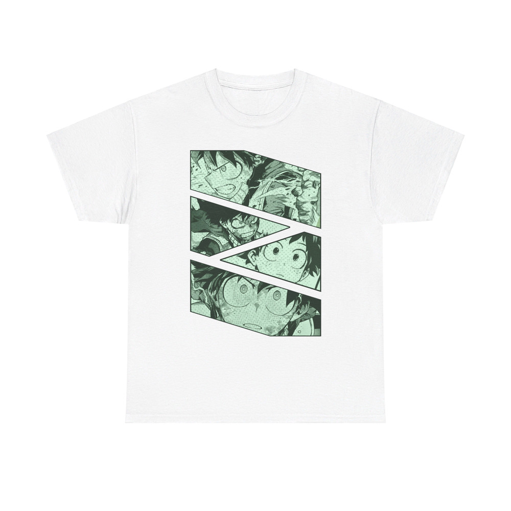 Deku Izuku Midoriya My Hero Academia BNHA Manga Panel Anime Unisex TShirt 1