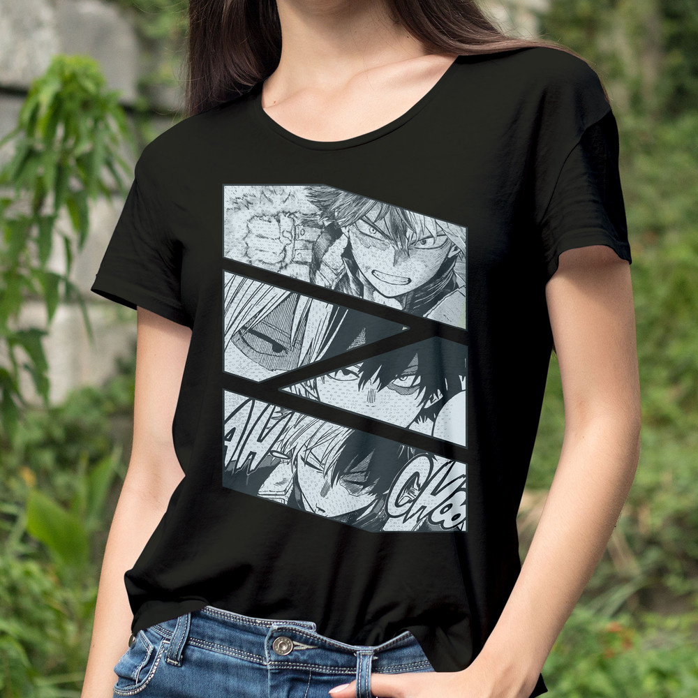 Shoto Todoroki My Hero Academia BNHA Manga Panel Anime Unisex TShirt 0