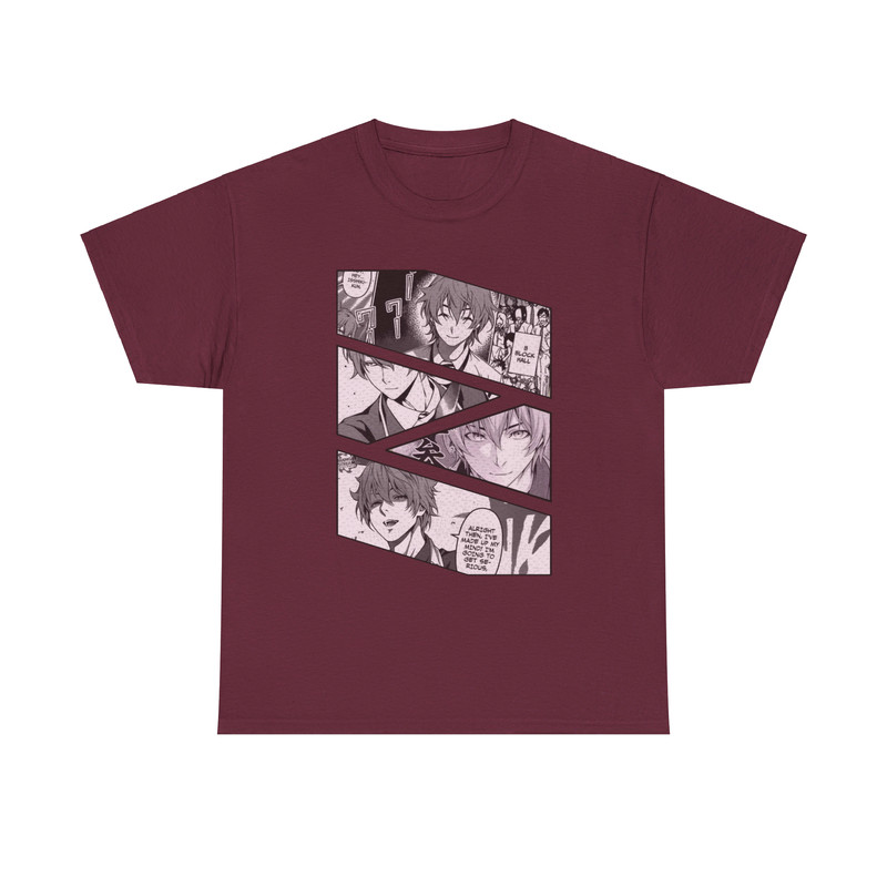 Satoshi Isshiki Food Wars Shokugeki No Soma Manga Panel Anime Unisex TShirt 2