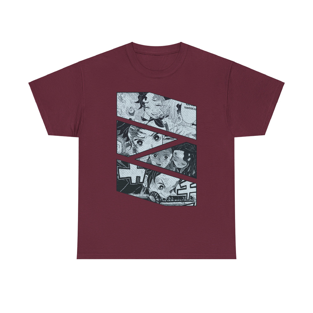 Tanjiro Kamado Demon Slayer Kimetsu No Yaiba Manga Panel Anime Unisex TShirt 2