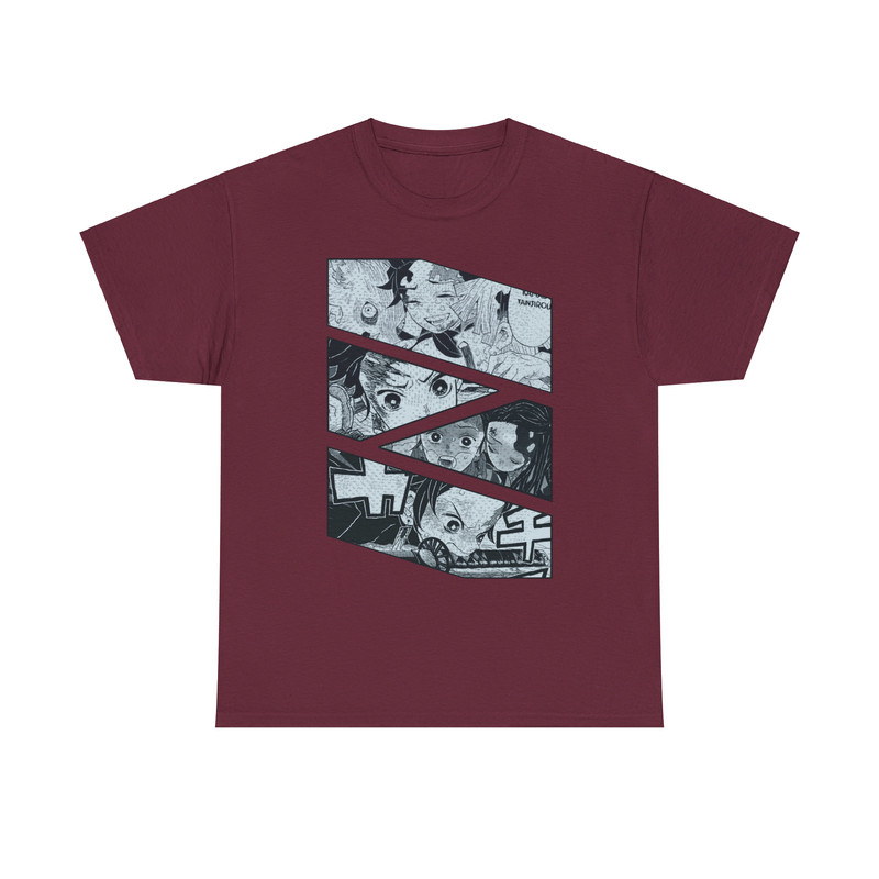 Tanjiro Kamado Demon Slayer Kimetsu No Yaiba Manga Panel Anime Unisex TShirt 2