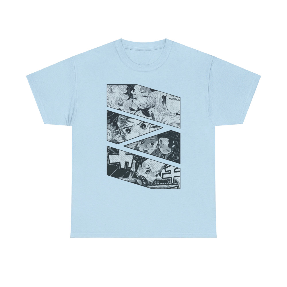 Tanjiro Kamado Demon Slayer Kimetsu No Yaiba Manga Panel Anime Unisex TShirt 4