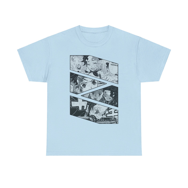 Tanjiro Kamado Demon Slayer Kimetsu No Yaiba Manga Panel Anime Unisex TShirt 4