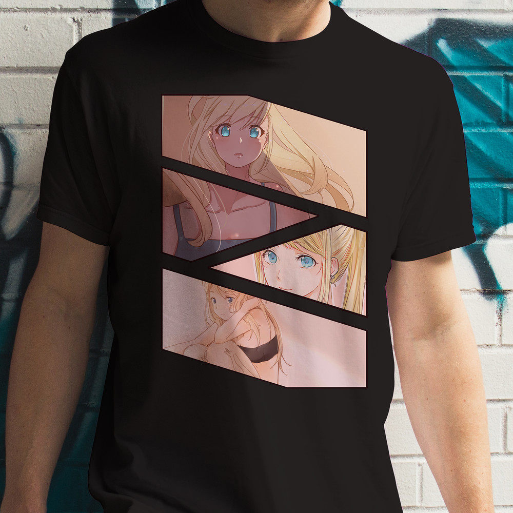 Winry Rockbell FMAB Fullmetal Alchemist Manga Panel Anime Unisex TShirt 0