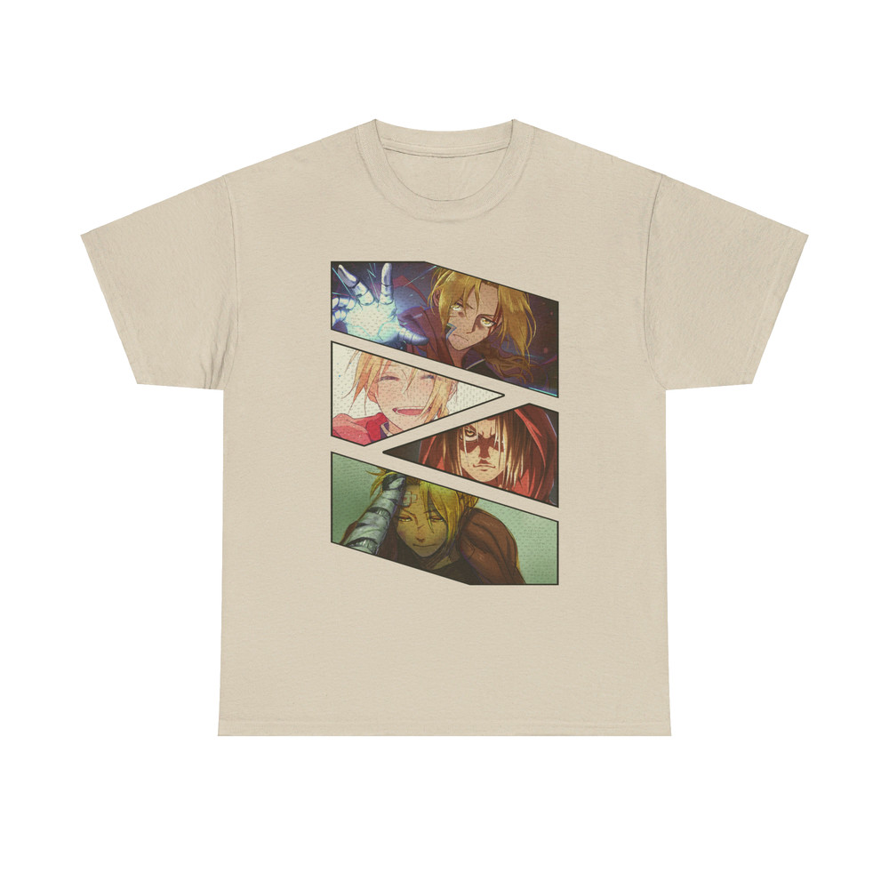 Edward Elric FMAB Fullmetal Alchemist Manga Panel Anime Unisex TShirt 3