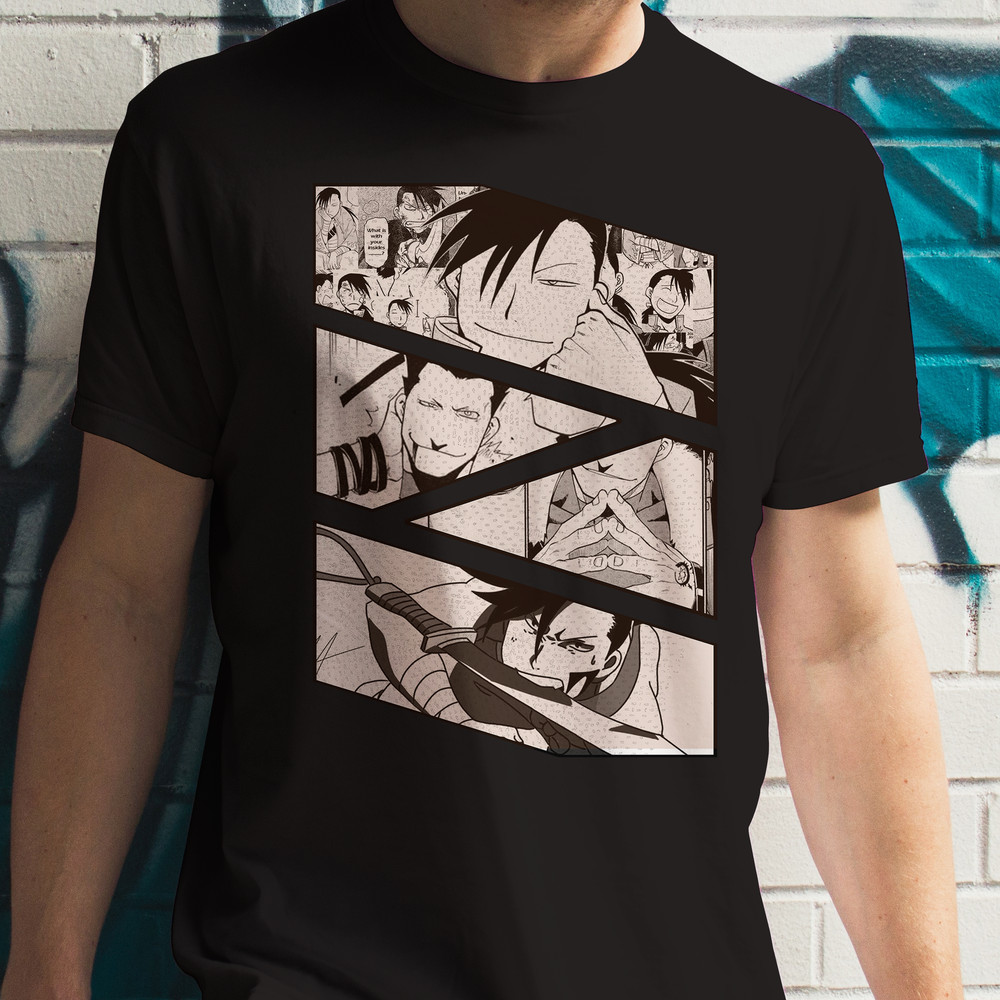 Ling Yao FMAB Fullmetal Alchemist Manga Panel Anime Unisex TShirt 0
