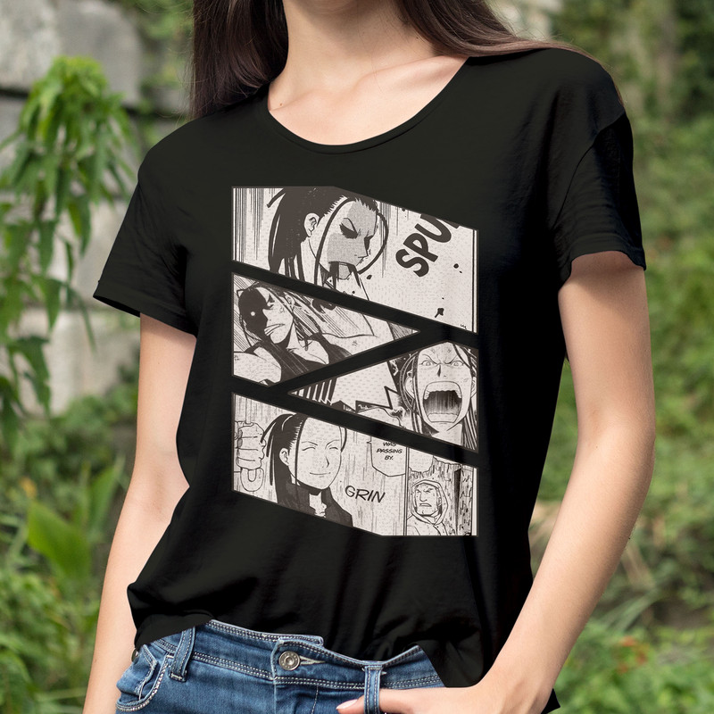 Izumi Curtis FMAB Fullmetal Alchemist Manga Panel Anime Unisex TShirt 0