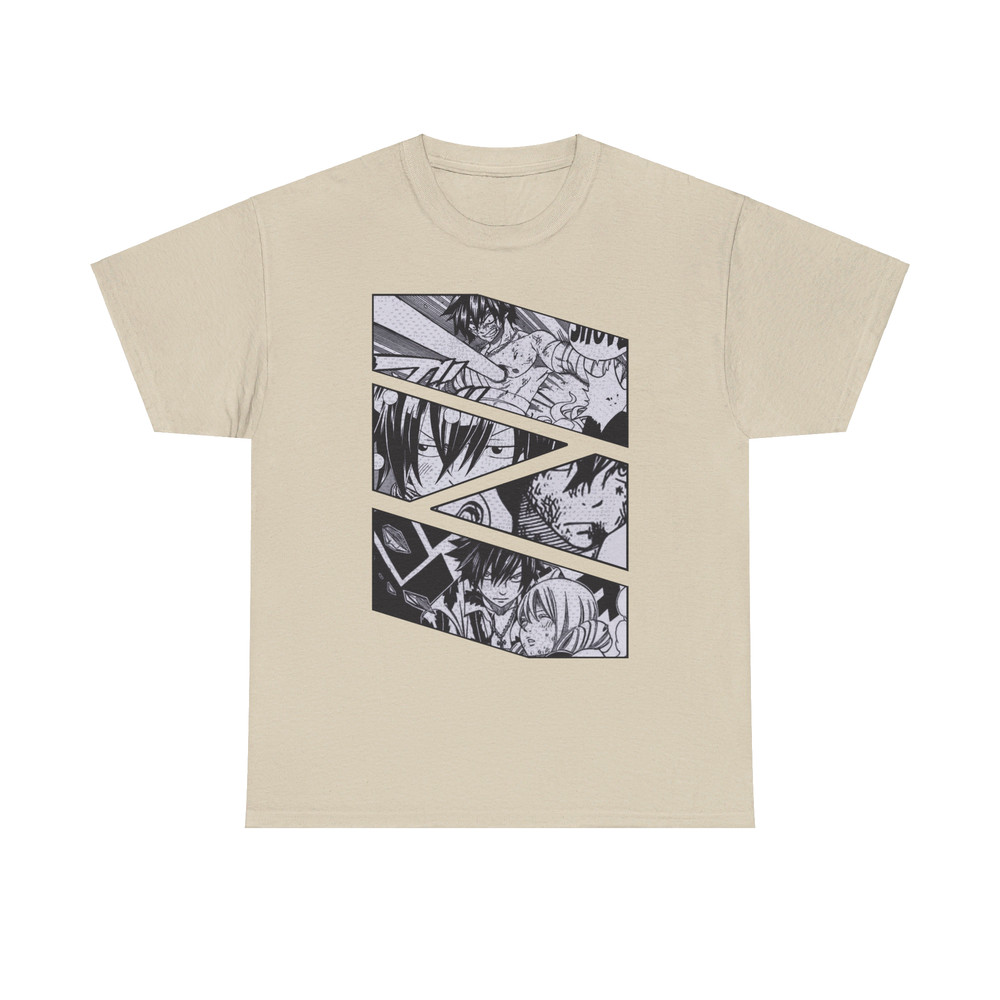 Gray Fullbuster Fairy Tail Feari Teiru Manga Panel Anime Unisex TShirt 3