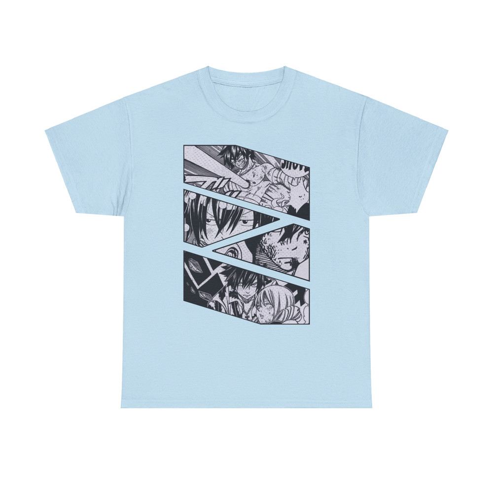 Gray Fullbuster Fairy Tail Feari Teiru Manga Panel Anime Unisex TShirt 4