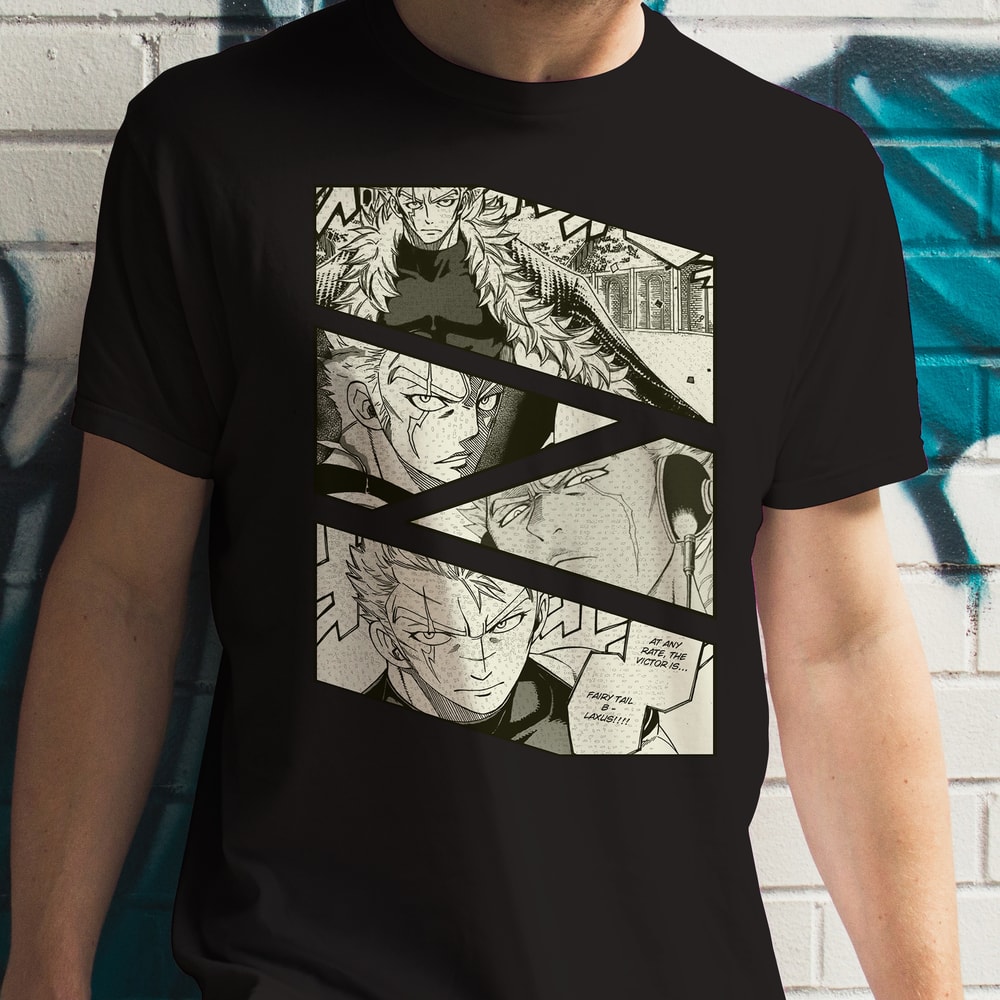 Laxus Dreyar Fairy Tail Feari Teiru Manga Panel Anime Unisex TShirt 0