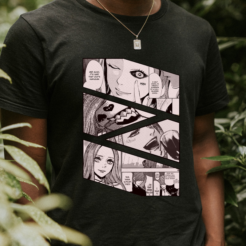Itori Tokyo Ghoul Tokyo Guru Manga Panel Anime Unisex TShirt 0