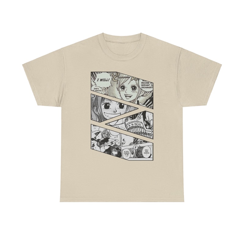 Nami Cat Burglar One Piece Wan Pisu Manga Panel Anime Unisex TShirt 3
