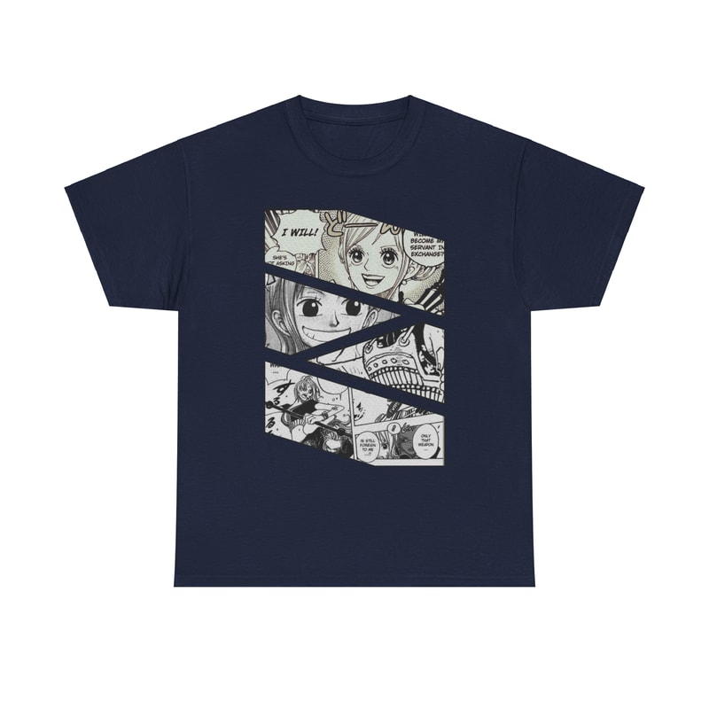 Nami Cat Burglar One Piece Wan Pisu Manga Panel Anime Unisex TShirt 5