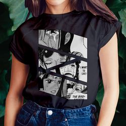 nico robin devil child one piece wan pisu manga panel anime unisex t-shirt