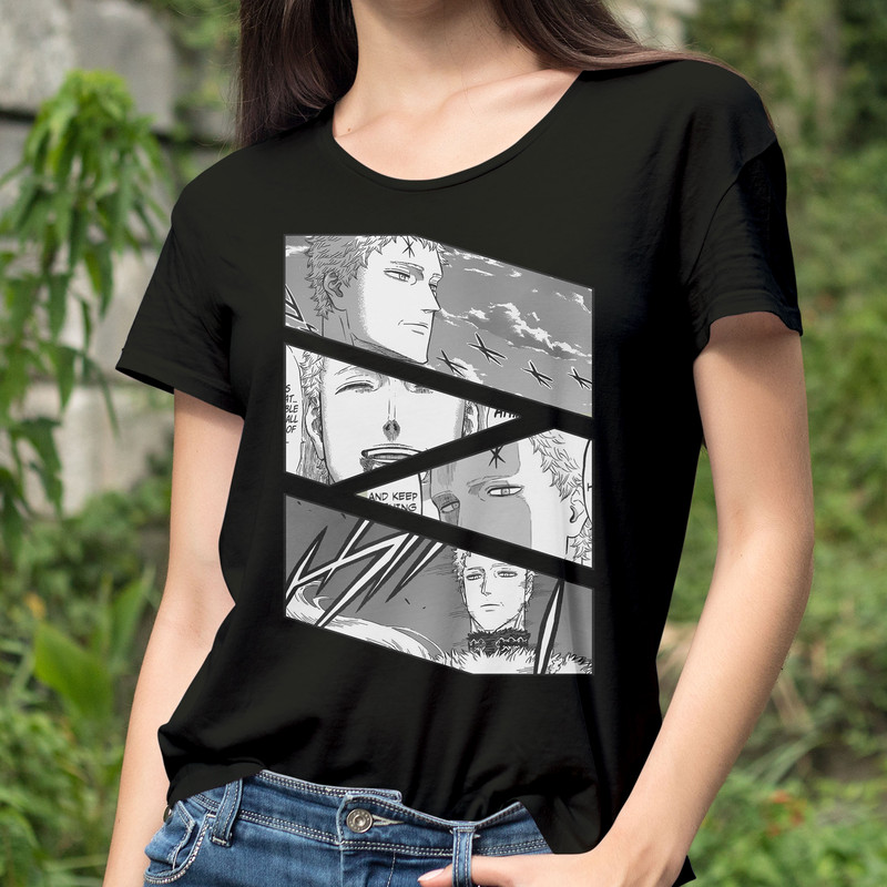 Julius Novachrono Black Clover Burakku Kuroba Manga Panel Anime Unisex TShirt 0