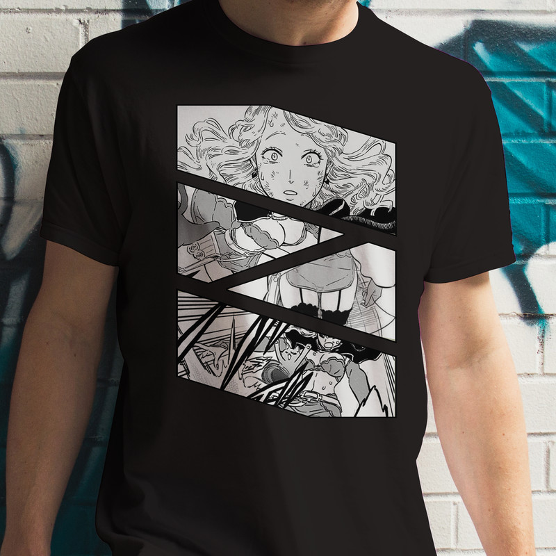 Vanessa Enoteca Black Clover Burakku Kuroba Manga Panel Anime Unisex TShirt 0