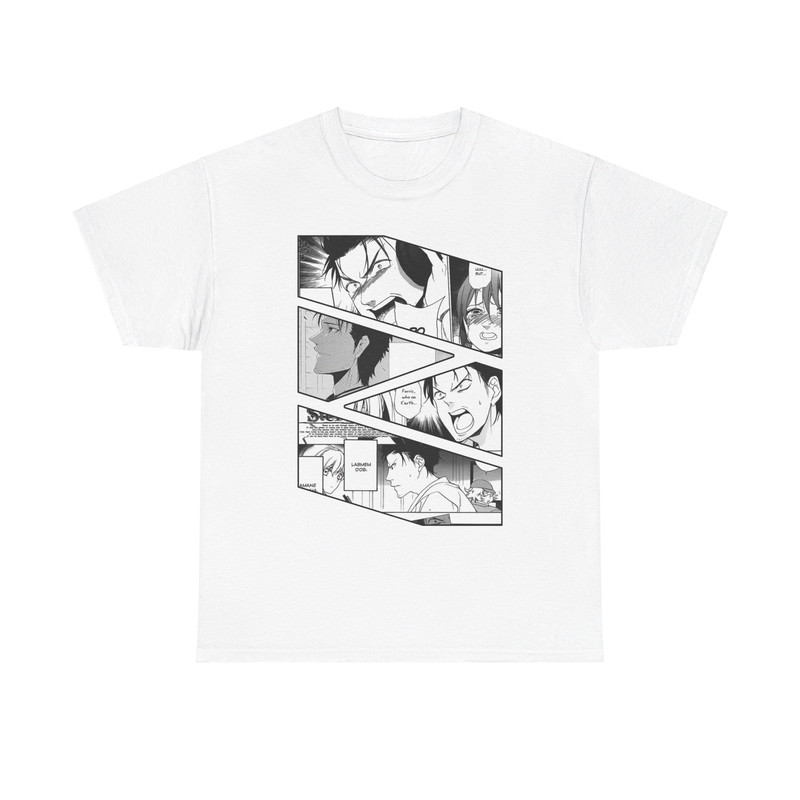 Rintaro Okabe Steins Gate Shutainzu Geto Manga Panel Anime Unisex TShirt 1