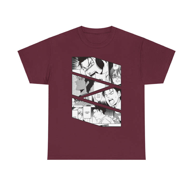 Rintaro Okabe Steins Gate Shutainzu Geto Manga Panel Anime Unisex TShirt 2