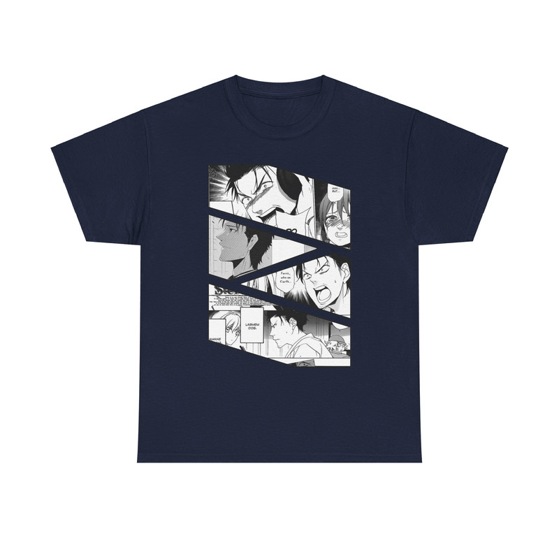 Rintaro Okabe Steins Gate Shutainzu Geto Manga Panel Anime Unisex TShirt 5