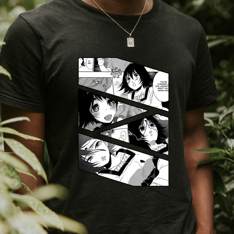 Mayuri Shiina Steins Gate Shutainzu Geto Manga Panel Anime Unisex TShirt 0