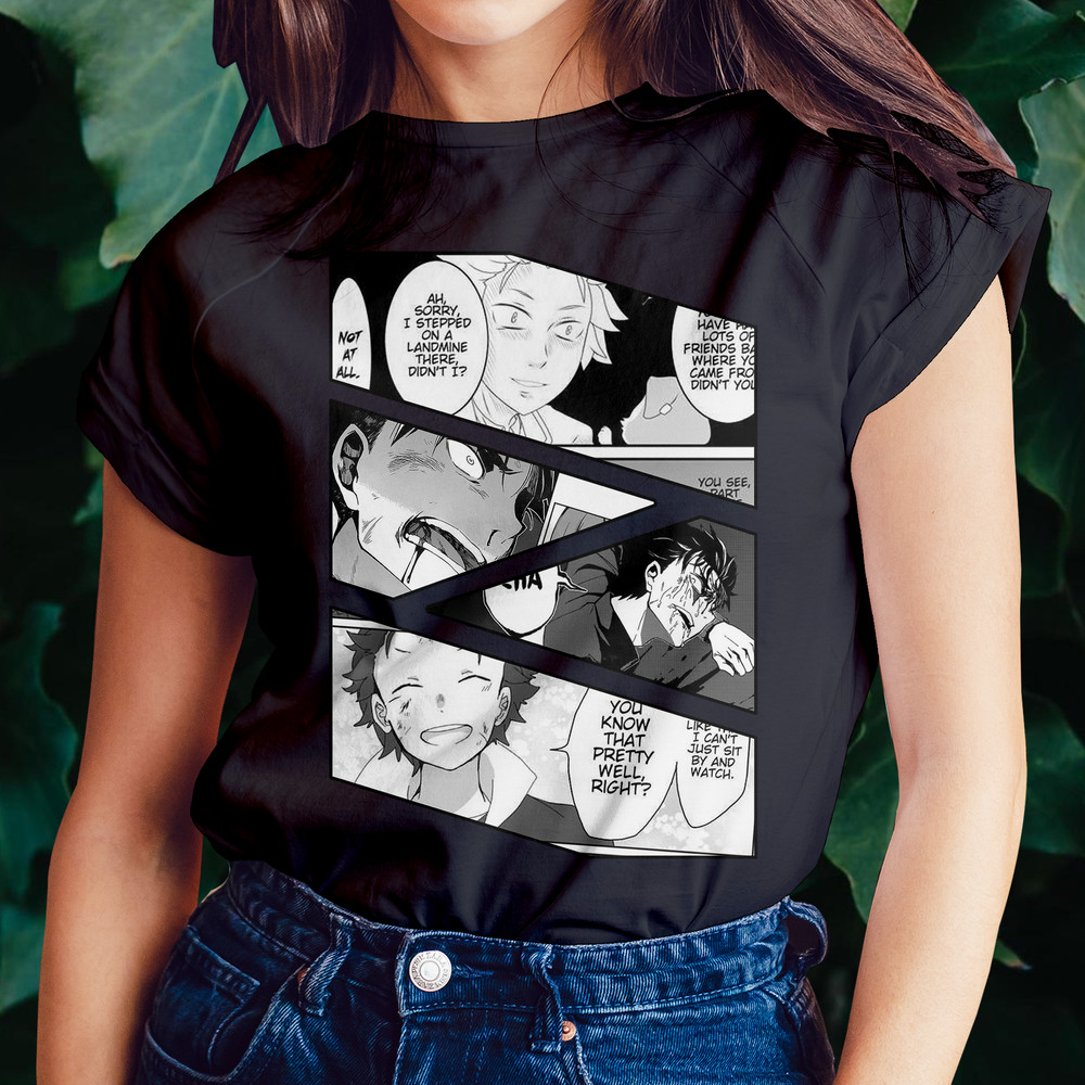 Subaru Natsuki ReZero Starting Life In Another World Manga Panel Anime Unisex TShirt 0