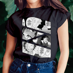 subaru natsuki rezero starting life in another world manga panel anime unisex t-shirt