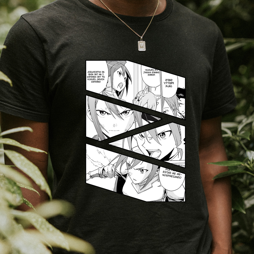 Crusch Karsten ReZero Starting Life In Another World Manga Panel Anime Unisex TShirt 0