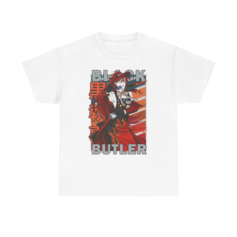 Grell Sutcliff Black Butler Kuroshitsuji Vintage Palette Anime Unisex TShirt 1