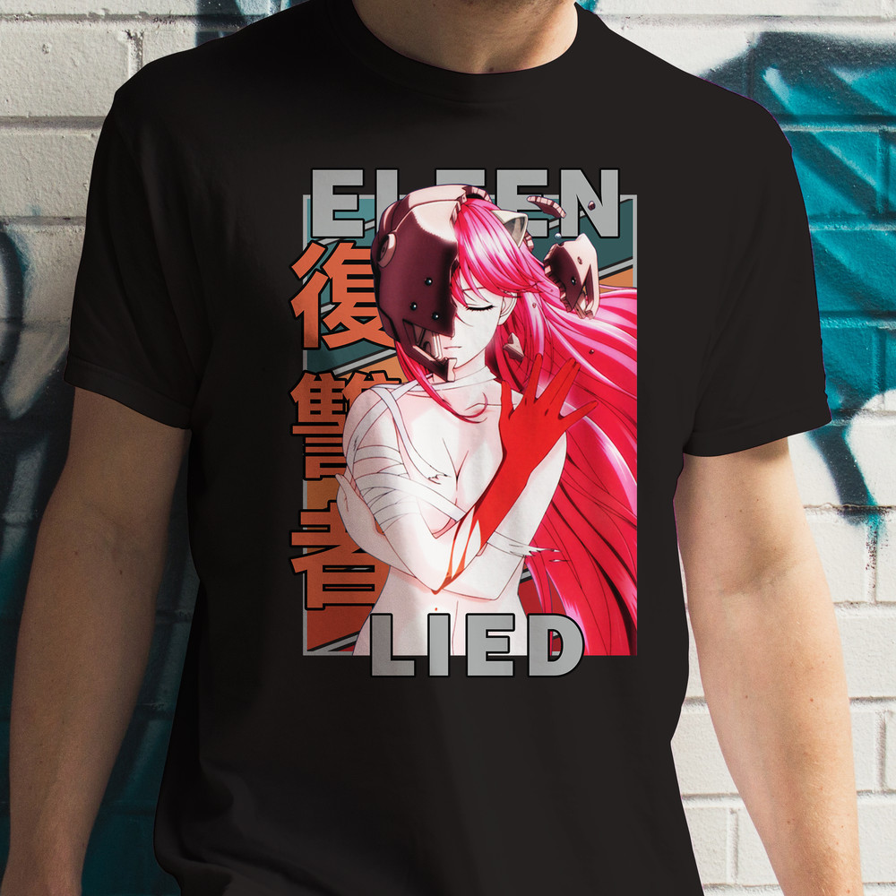 Lucy Elfen Lied Erufen Rito Vintage Palette Anime Unisex TShirt 0