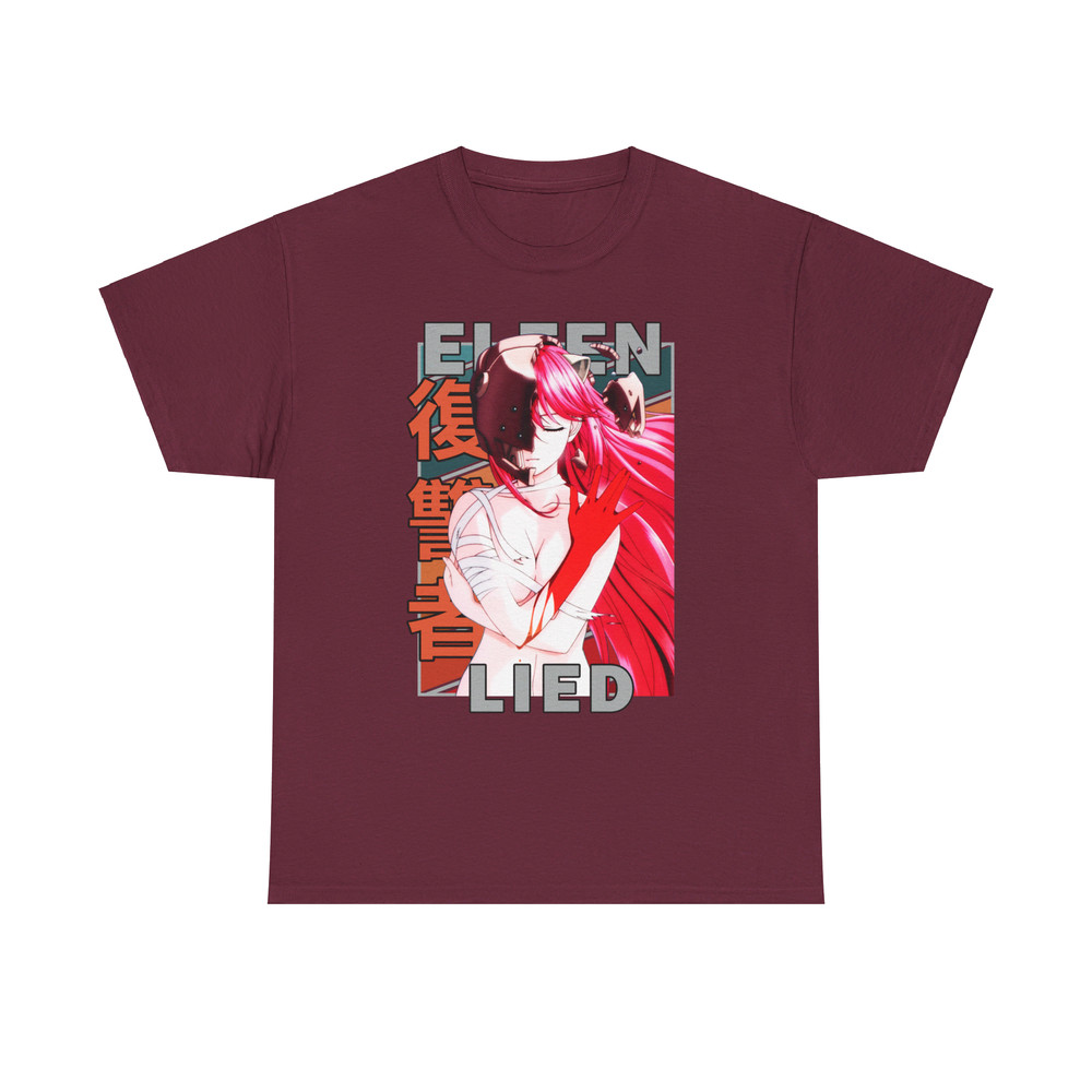 Lucy Elfen Lied Erufen Rito Vintage Palette Anime Unisex TShirt 2