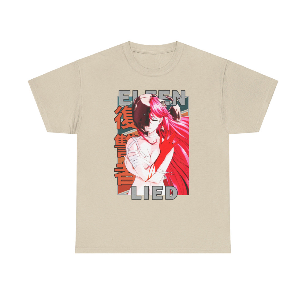 Lucy Elfen Lied Erufen Rito Vintage Palette Anime Unisex TShirt 3
