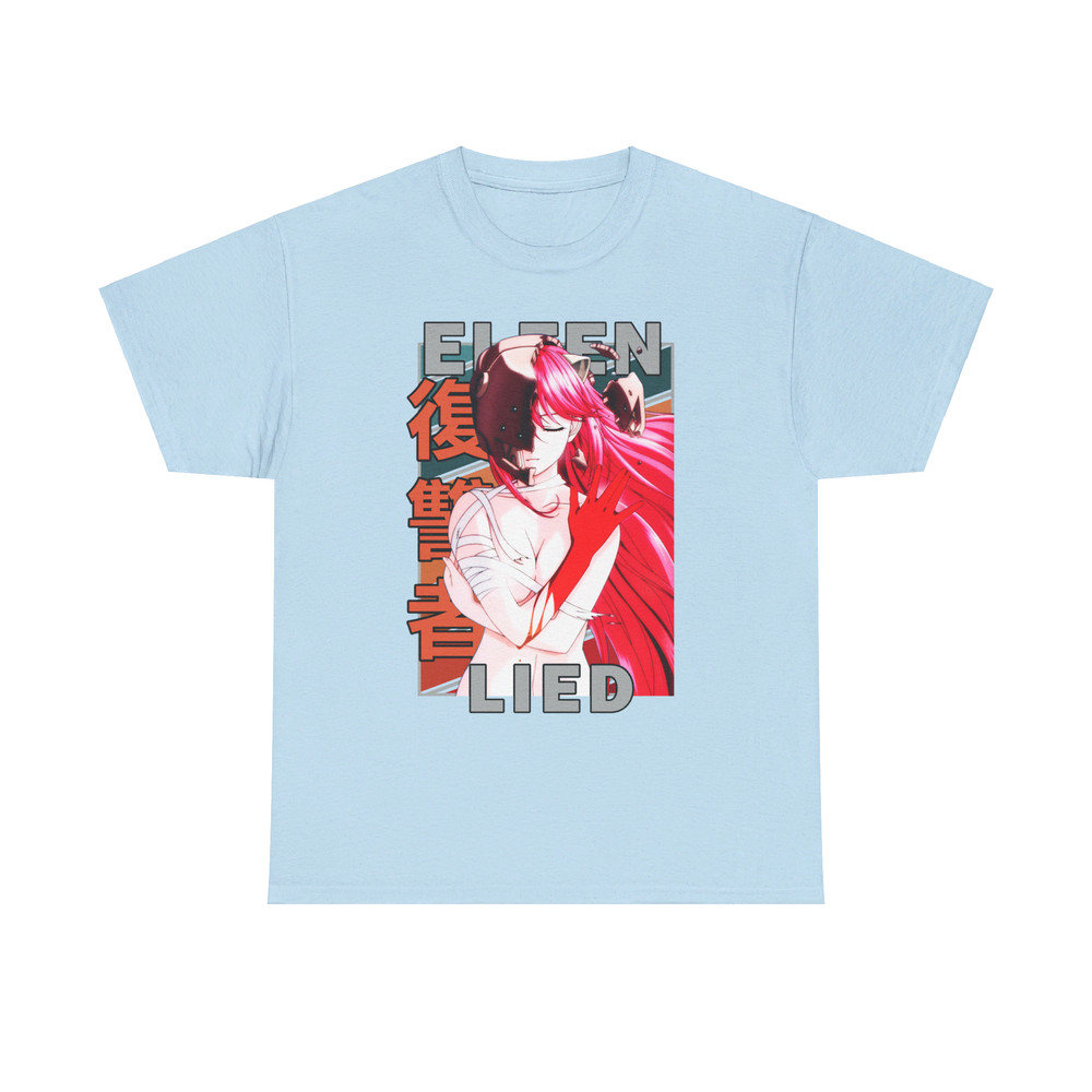 Lucy Elfen Lied Erufen Rito Vintage Palette Anime Unisex TShirt 4