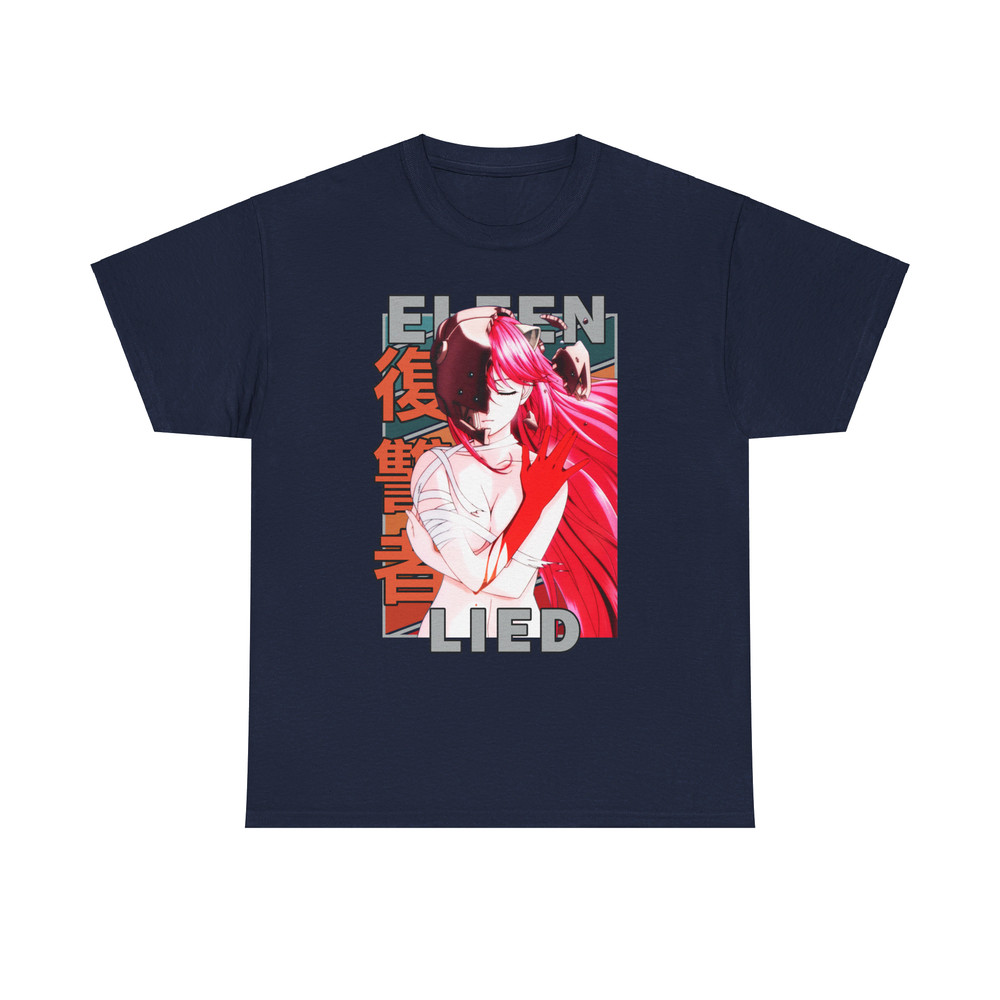 Lucy Elfen Lied Erufen Rito Vintage Palette Anime Unisex TShirt 5