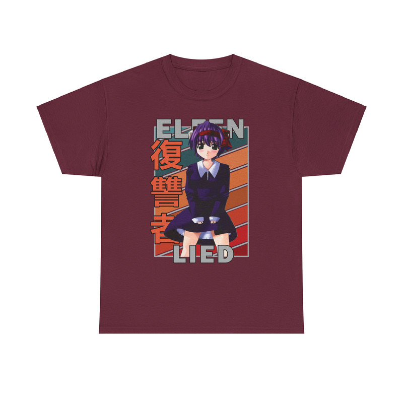 Nana Elfen Lied Erufen Rito Vintage Palette Anime Unisex TShirt 2