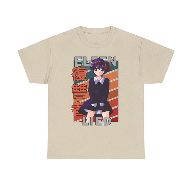 Nana Elfen Lied Erufen Rito Vintage Palette Anime Unisex TShirt 3