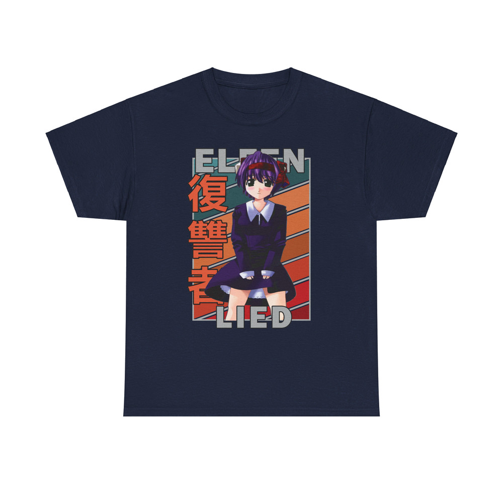 Nana Elfen Lied Erufen Rito Vintage Palette Anime Unisex TShirt 5